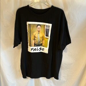 Black Graphic Dwight Shrute T-Shirt